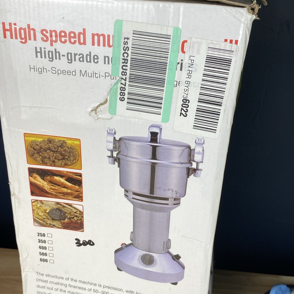 High Speed Multifunction Mill Crusher 300g Capacity Copper Motor