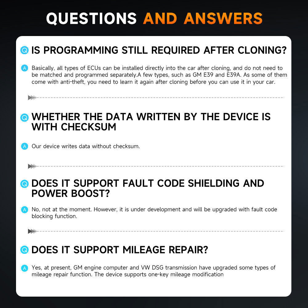 ANCEL EC500 Car Diagnostic TCM ECU Flashing Clone Read Write Reset IMMO Scanner