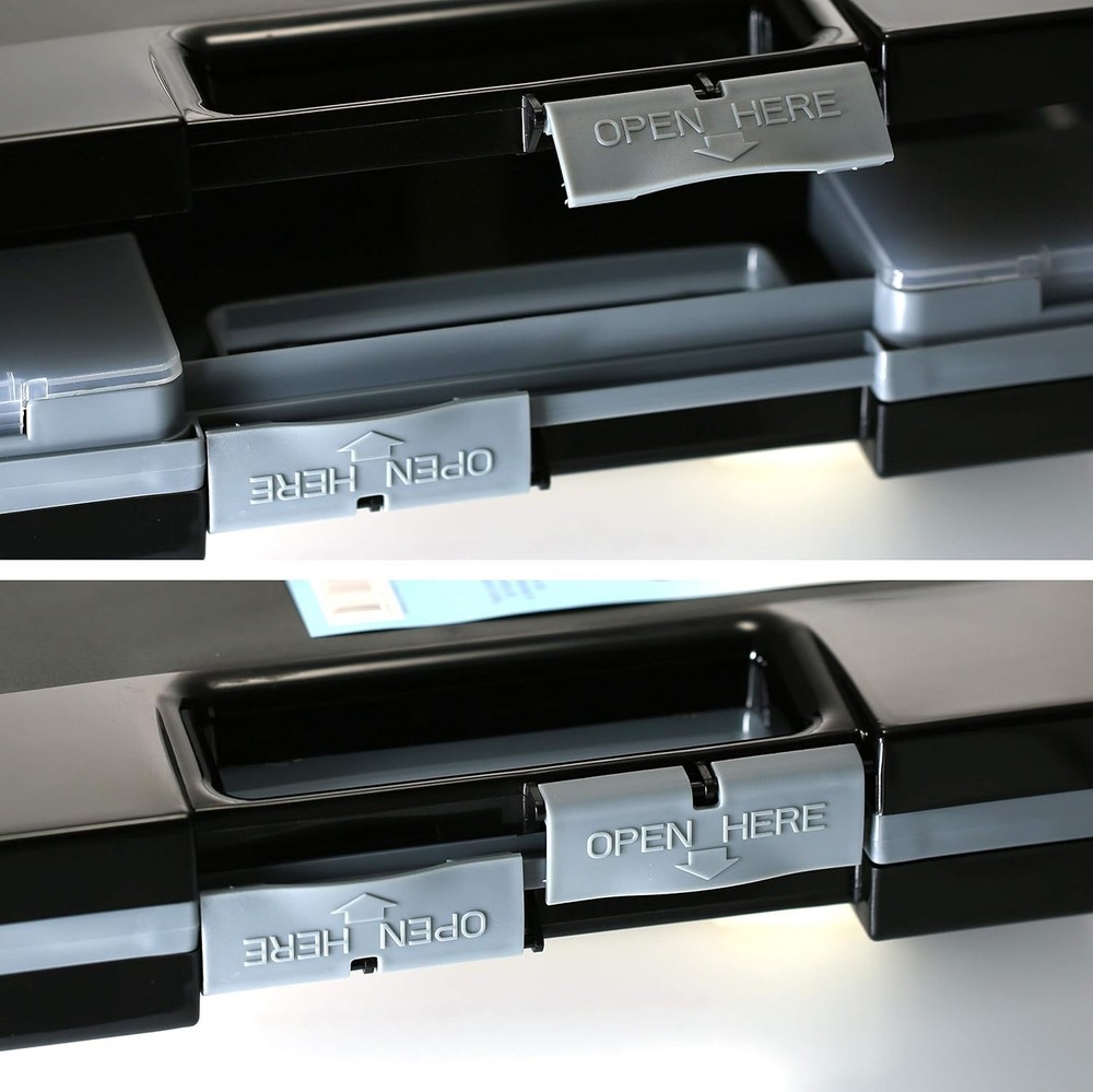 Versatile Dual-Sided Clipboard Storage for A4 & Letter Sizes - Durable Plastic