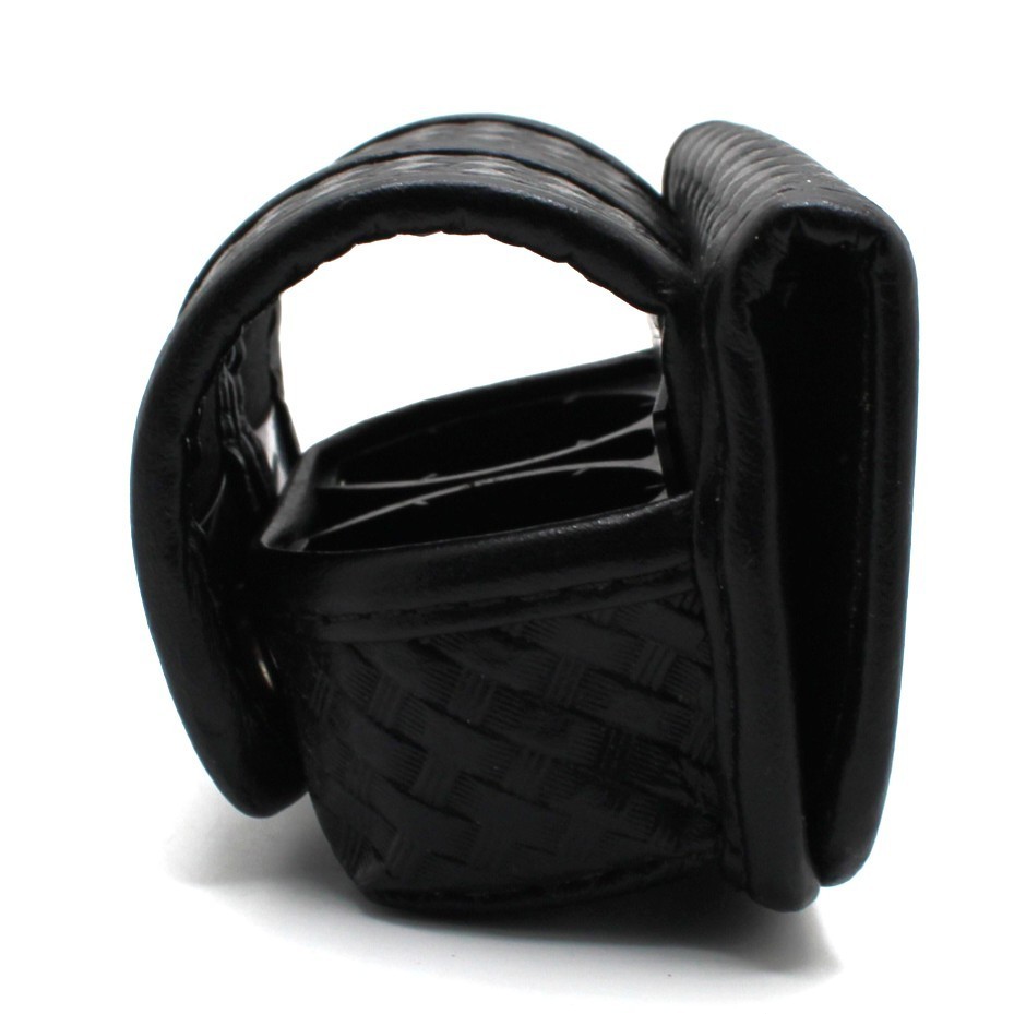 Double Speedloader Case Basketweave Snap Closure Revolver Shooting