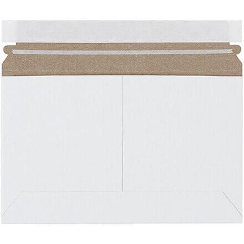 200 White Side Loading Flat Mailers 9x6 Peel & Seal