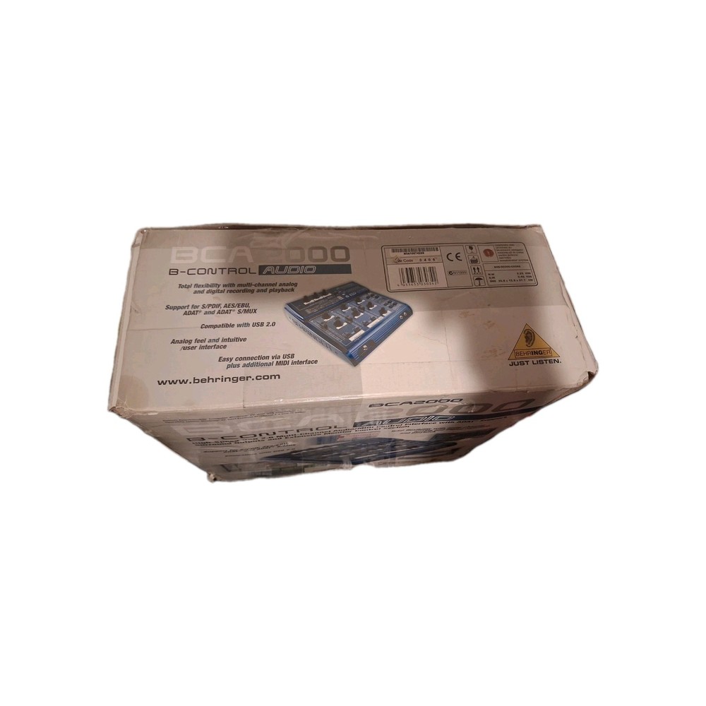 Behringer BCA-2000 Audio Interface Midi Cintrol Interface With ADAT SUPPORT Blue