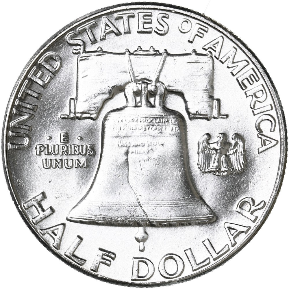 1961 (P) Franklin Half Dollar 90% Silver BU
