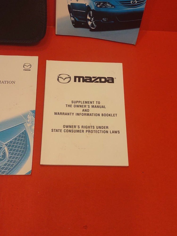 04 2004 Mazda3 Owners Manual