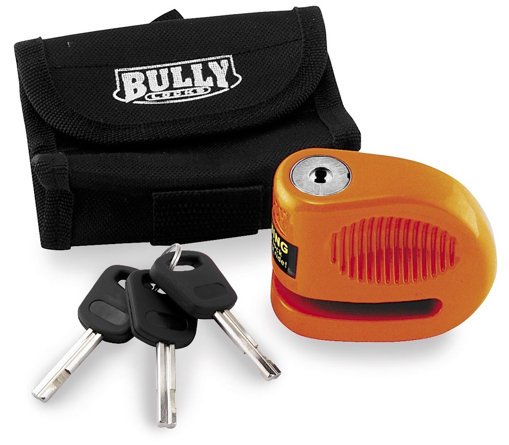 Bully Locks LIL Bully 5.5mm Disc Lock - Orange - DISC ORG 1
