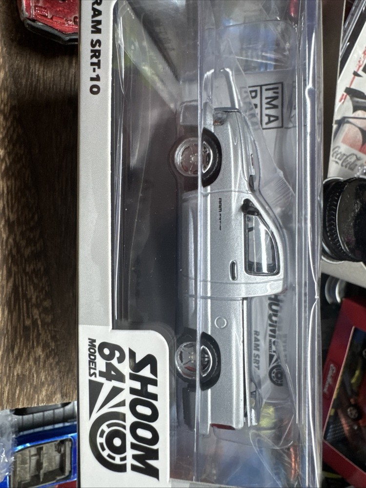 SHOOM64 1:64 2003 Dodge Ram SRT-10 Pickup – Silver