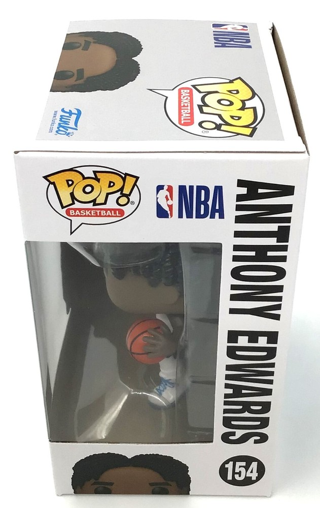 Funko Pop! NBA Minnesota Timberwolves Anthony Edwards #154 with POP Protector