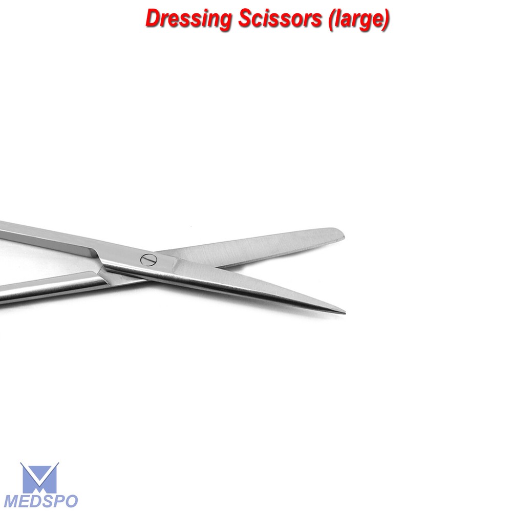 First Aid Dressing Scissors Straight Surgical Operating Dissecting Shears