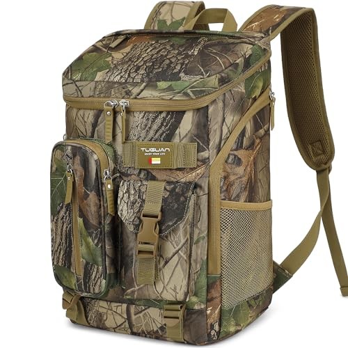 Cooler Backpack 36 Cans Insulated Leak Proof Lightweight Lunch Backpack Camo
