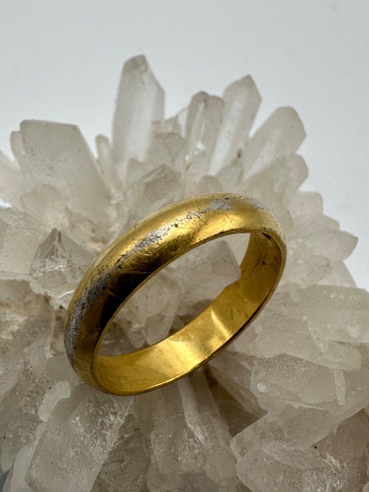 Old soviet Engagement Ring Silver 875