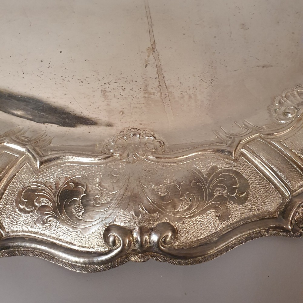 Antique Silver Plated Tray