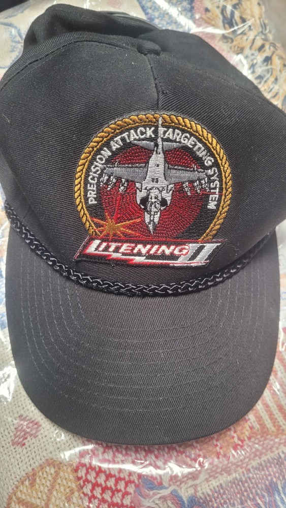 Embroidered Litening II ..Precision Attack Targeting System black CAP