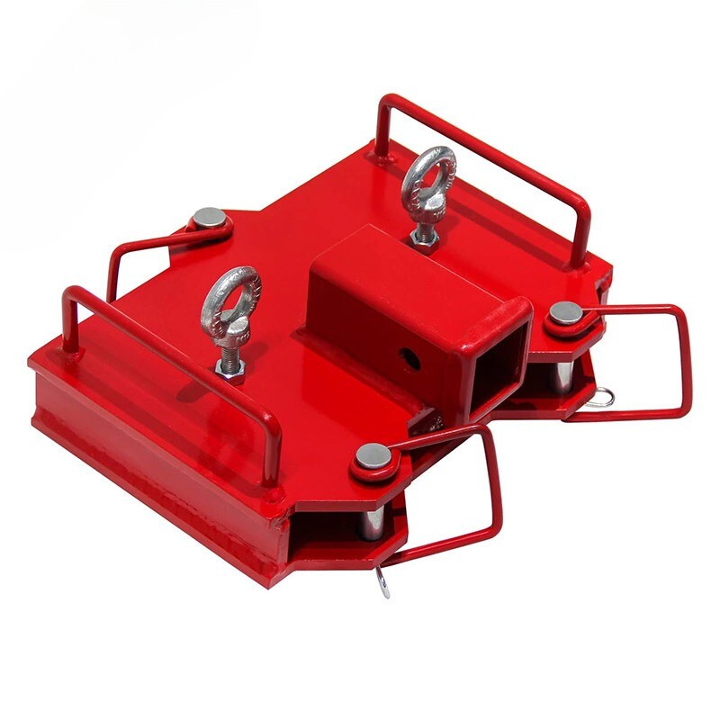 Insert 2" Forklift Hitch Receiver Pallet Forks Trailer Towing Adapter'
