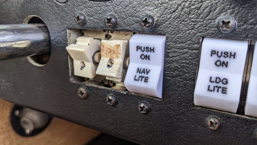 Strobe Light Mooney Klixon Switch Cover