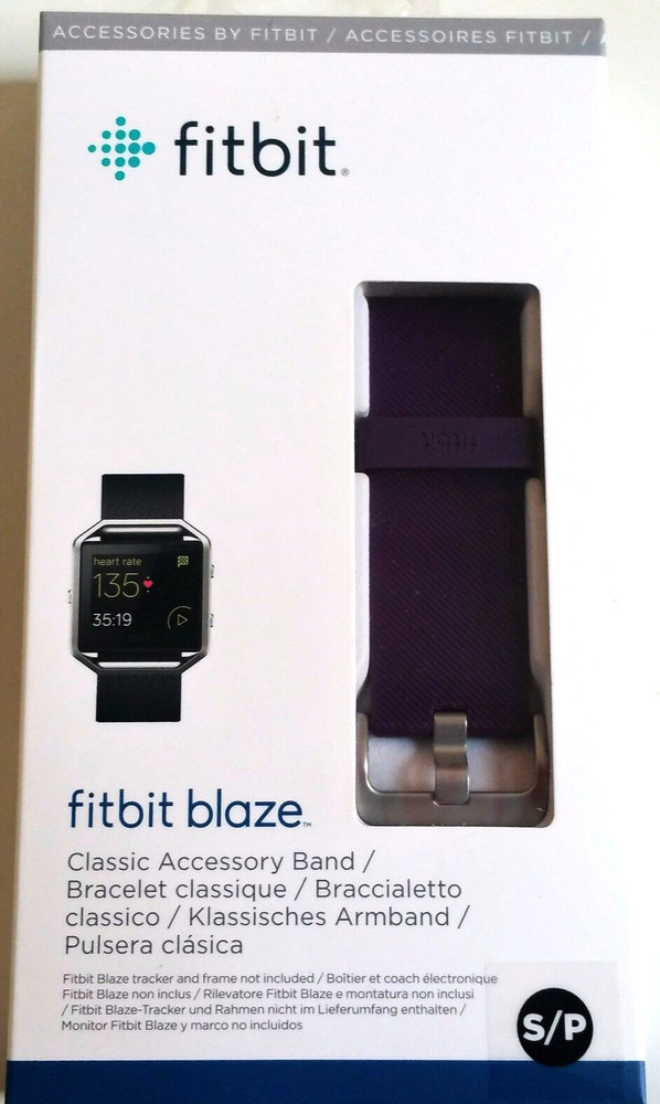 Fitbit Blaze Accessory Replacement Wrist Band Small Silicone Strap Purple New!