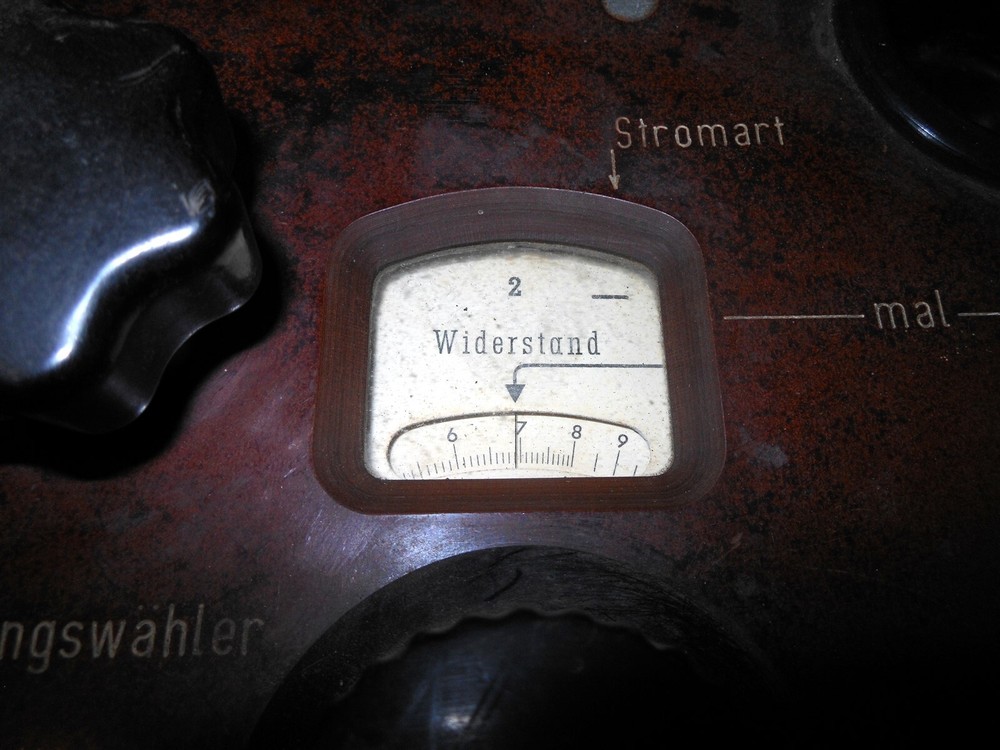 WW2 German Luftwaffe Messbrücke Ohmmeter - COMMUNICATION LINE TESTING UNIT