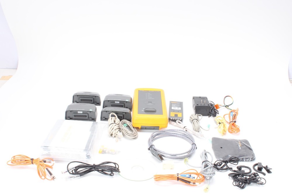 Fluke Networks DSP-4300SR Digital Signal Processor W/ Power Supply & Accessories