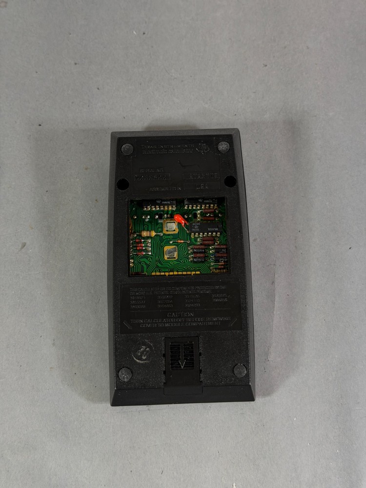Texas Instruments TI Programmable 59 Calculator Case Master Module Software Card