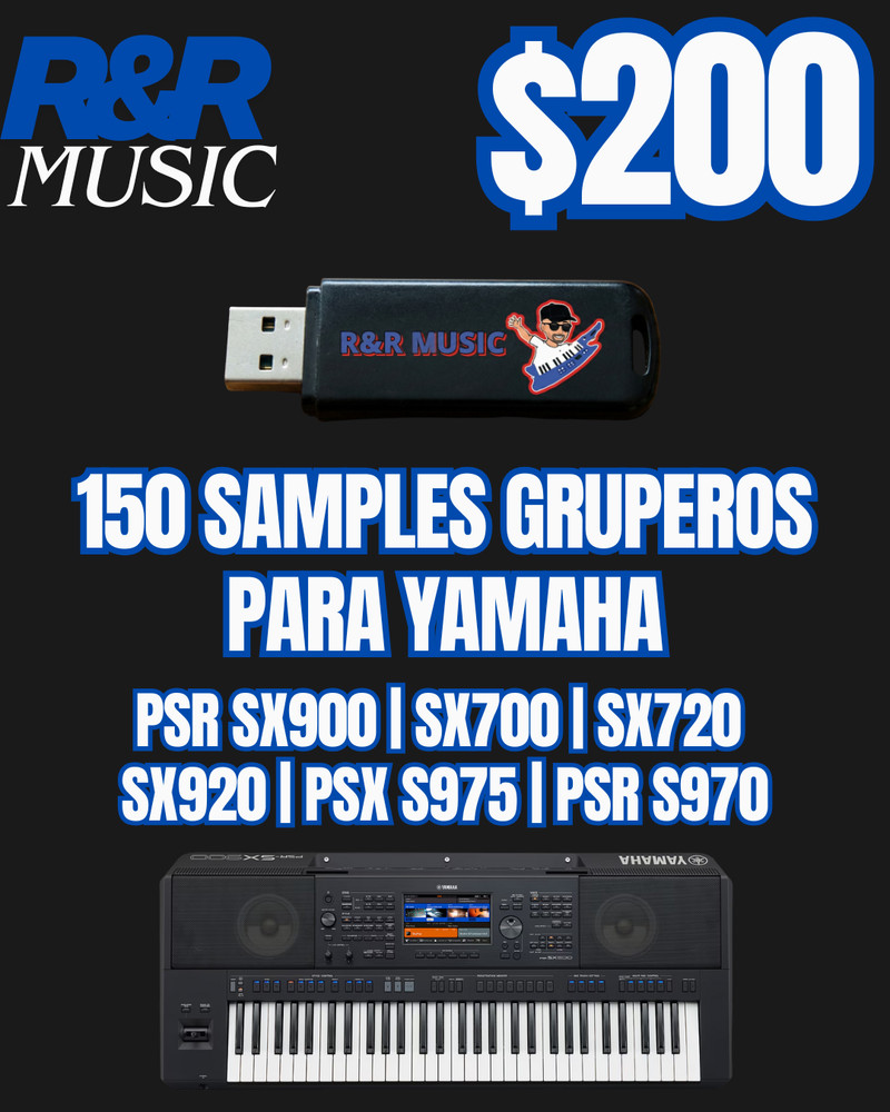 150 SAMPLES GRUPEROS PARA YAMAHA