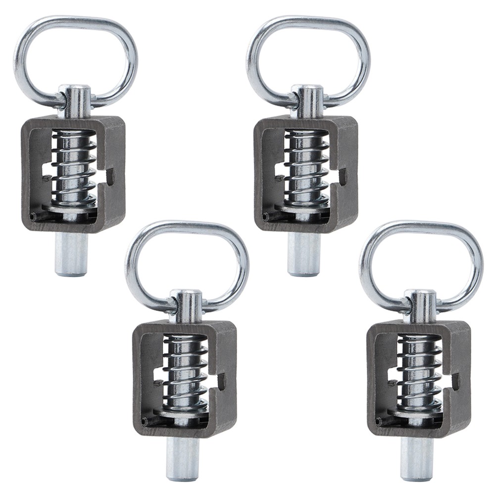4 Pack Spring Latch Lock, Weld-On Spring Latch Assembly, Trailer Gate Latch
