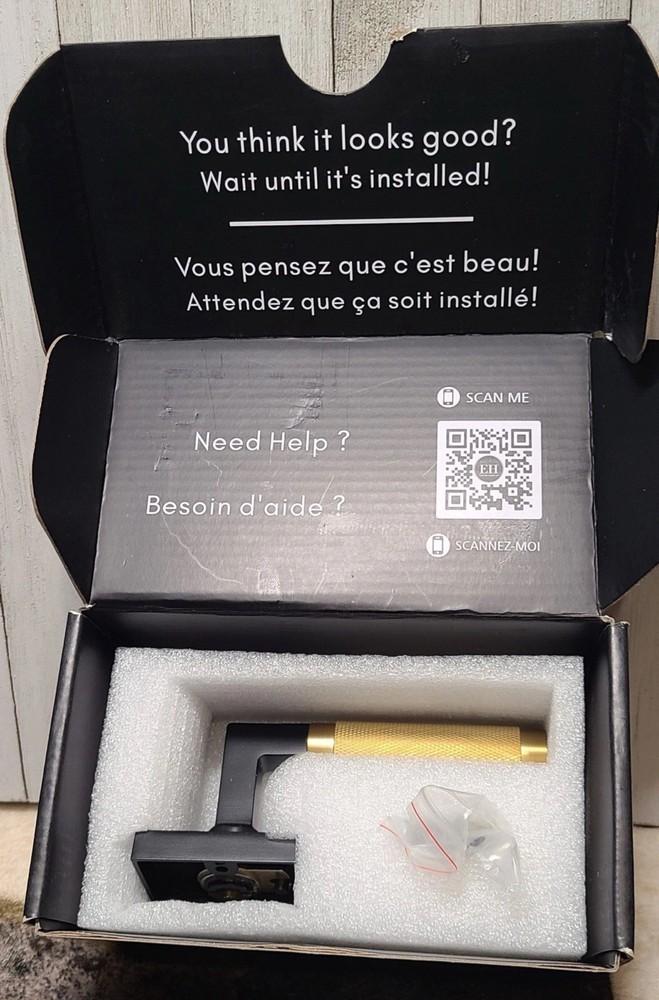 Geneva Model Solid Brass Lever Single Side Non-Turning Dummy Door Handle, Matte