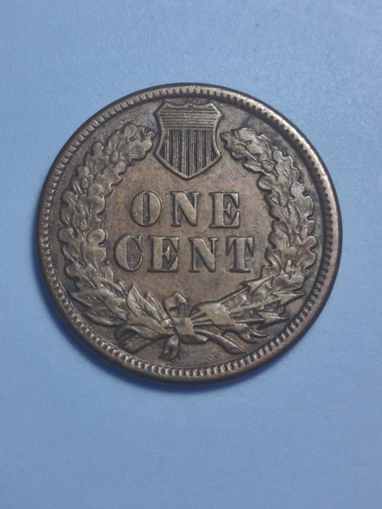 1883 Indian Head Cent Obverse Damage #1115