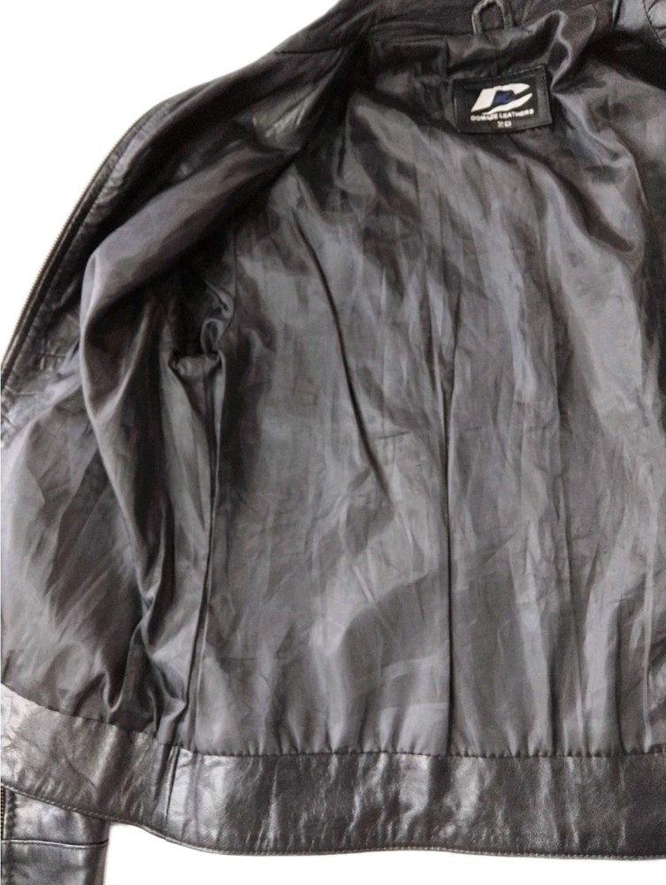 Domaze Black Leather Jacket