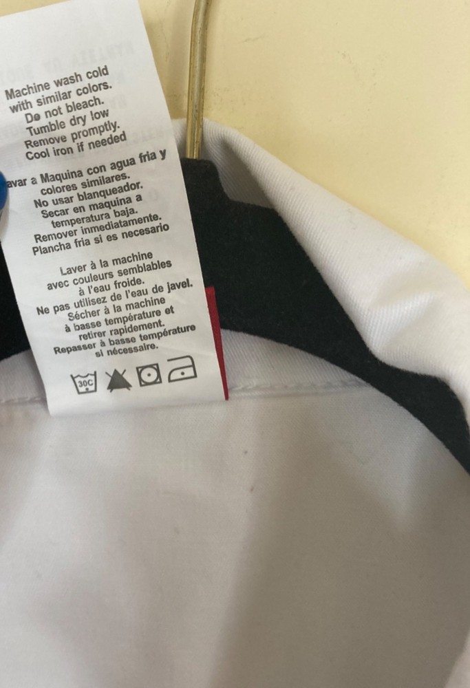 Dickies 3XL White Lab Coat 82402 60% Cotton 40% Polyester