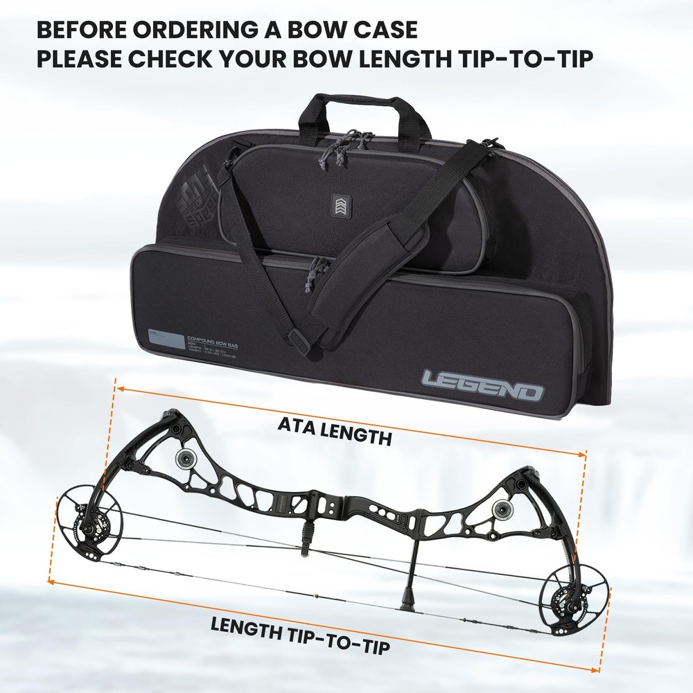 Legend Bowarmor 92 Soft Compound Bow Case - Lightweight Youth Bow Bag, Premiu...