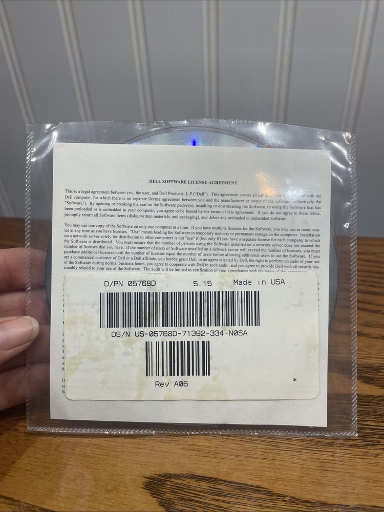 Vintage Dell Dimension And Tools System Software & Drivers CD’s Backup 2000-2002