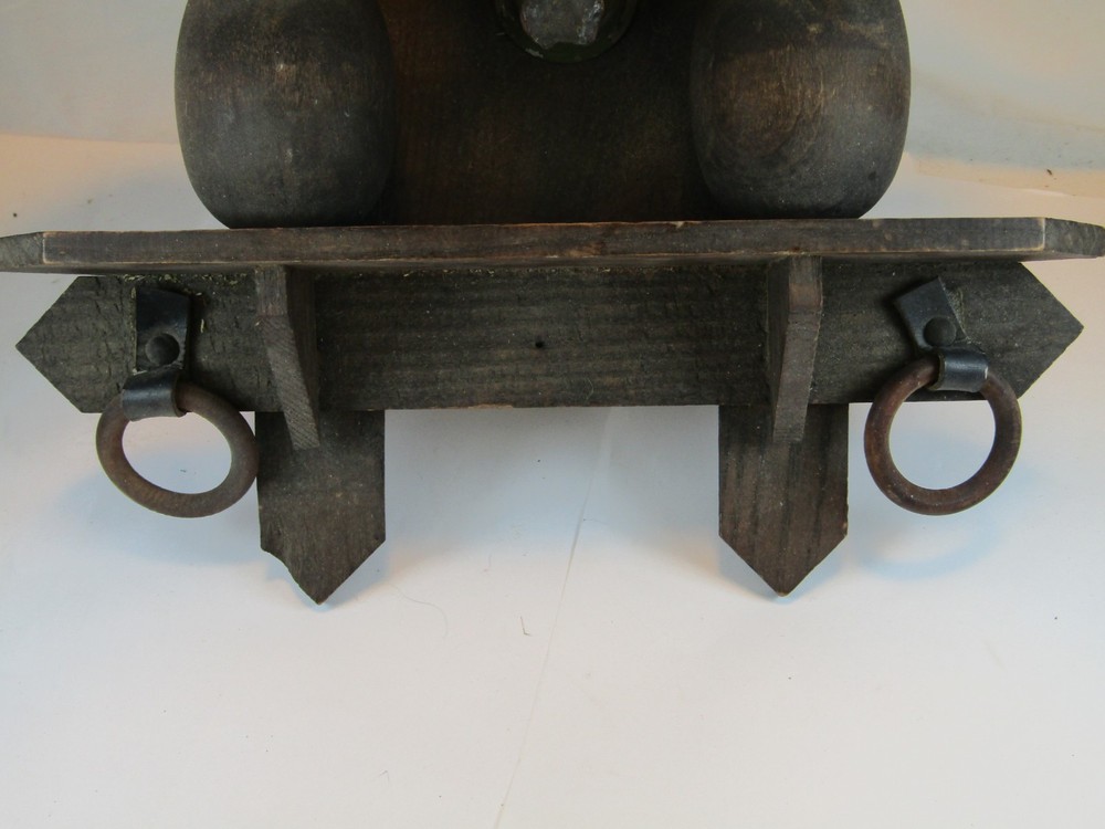 Antique Match Stick Holder - Moose - Rustic Cabin Decor - Wall Mount