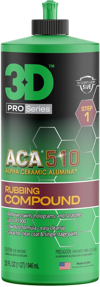 ACA 510 Rubbing Compound – Fast-Cutting Paint Correction Compound with Alpha Cer