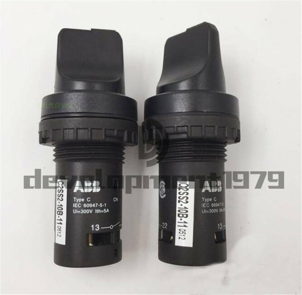 10PCS New ABB Two-position Selector Switch C2SS2-10B-11 Self-locking Type