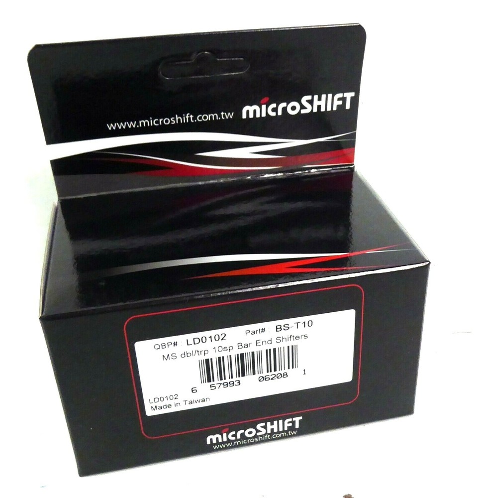 MicroSHIFT Bar End Shifter Set 10 Speed Shimano Compatible