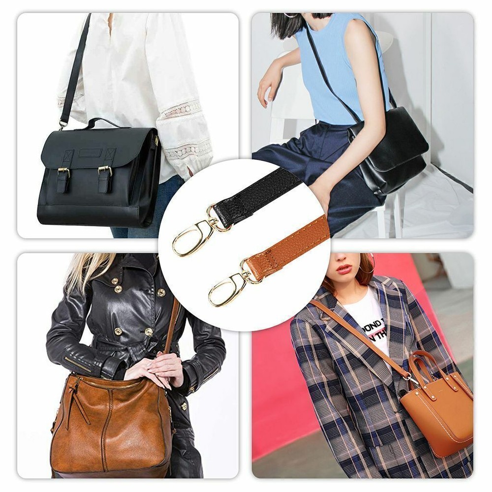 Adjustable Leather Shoulder Bag Belt Strap Crossbody Replacement Handbag Handle