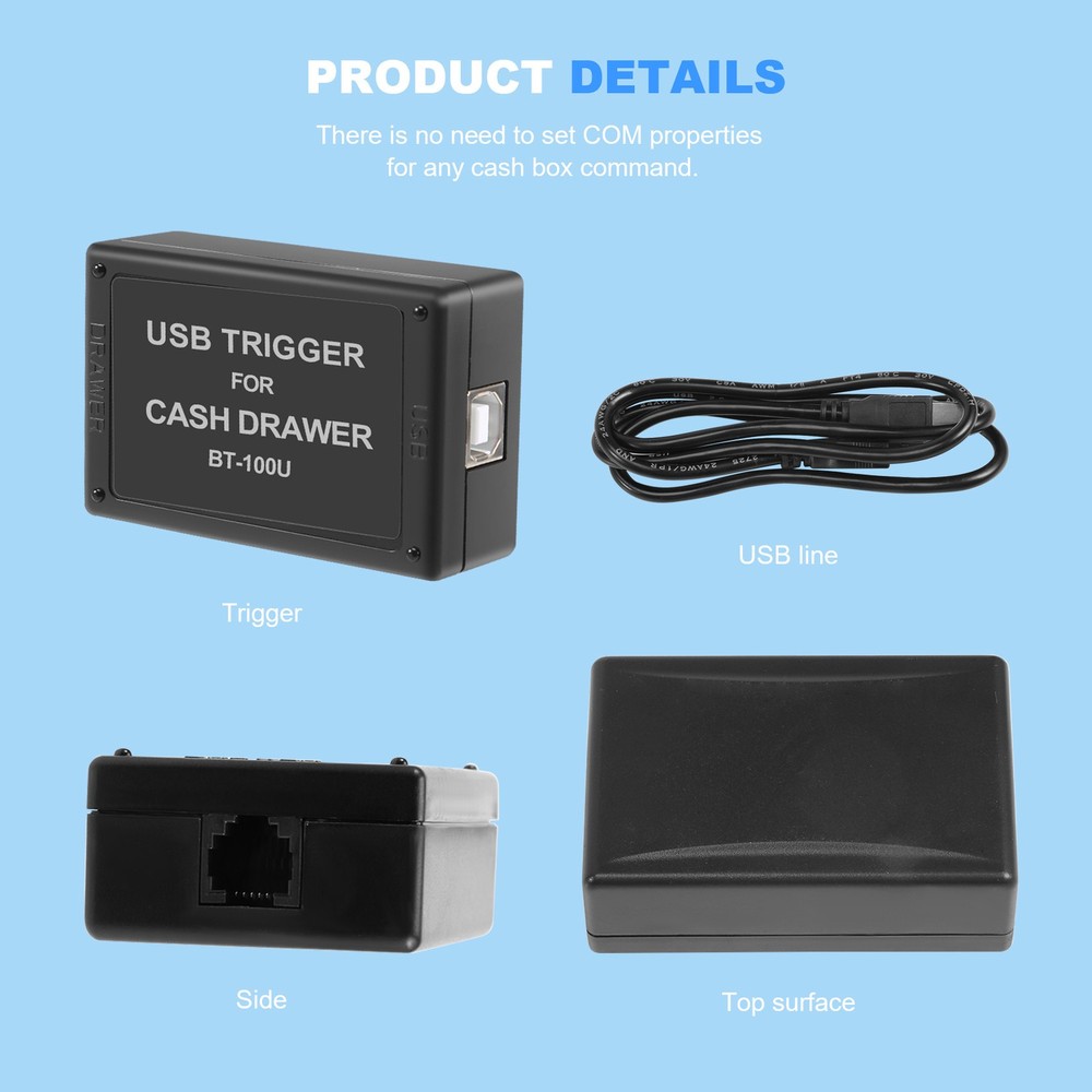 BT-100U Cash Drawer Driver Trigger with USB Interface Drawer Trigger A5Z36226