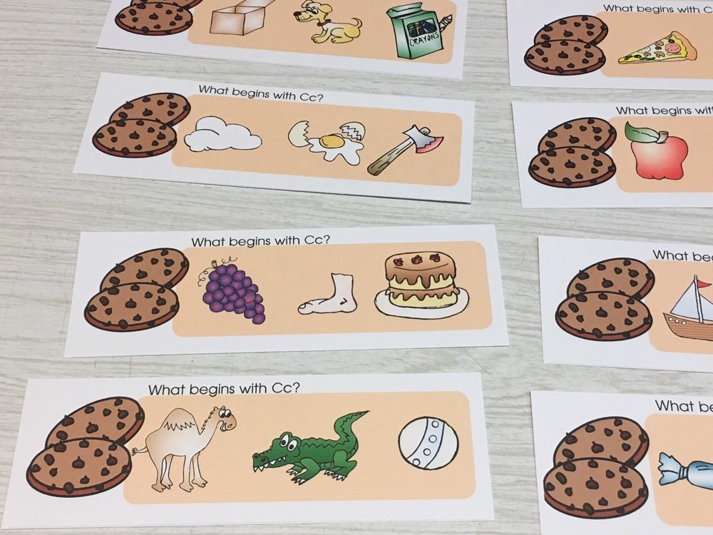 Phonics Cc- What Begins With Cc - Laminated Activity Set - Teaching Supplies