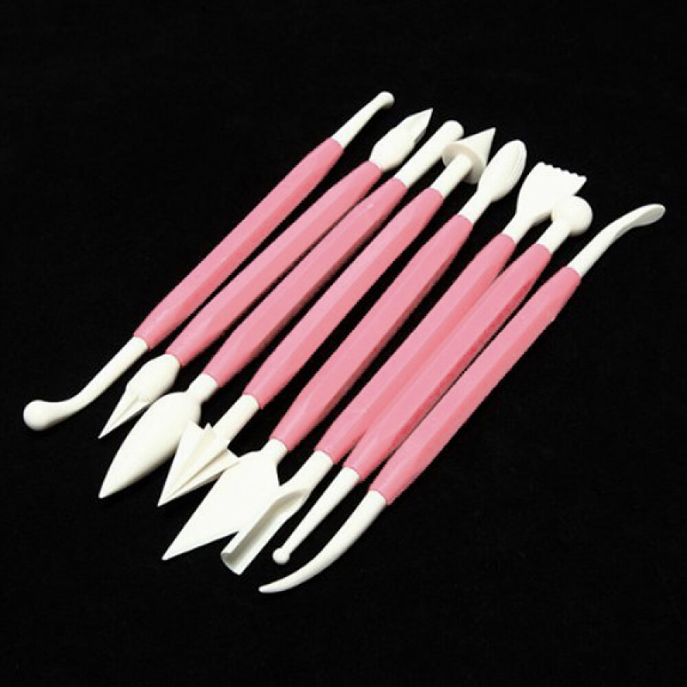 8Pcs Cake Tools Adorable Cake Tool Sugercraft Tools Kit Party