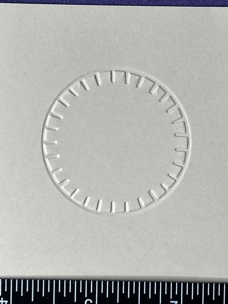 Decorative Circle Embossing Folder Cuttlebug Provo Craft Card Making Scrapbook