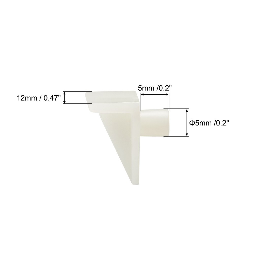 Shelf plug support 5mm clip shelf bracket shelf support pin 100pcs