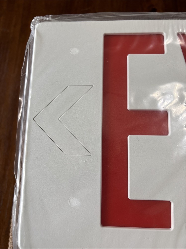 LED Exit Light Faceplate Lot Of 15