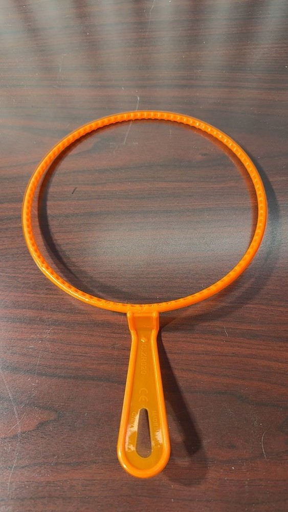 Vintage Orange Plastic Bubble Wand