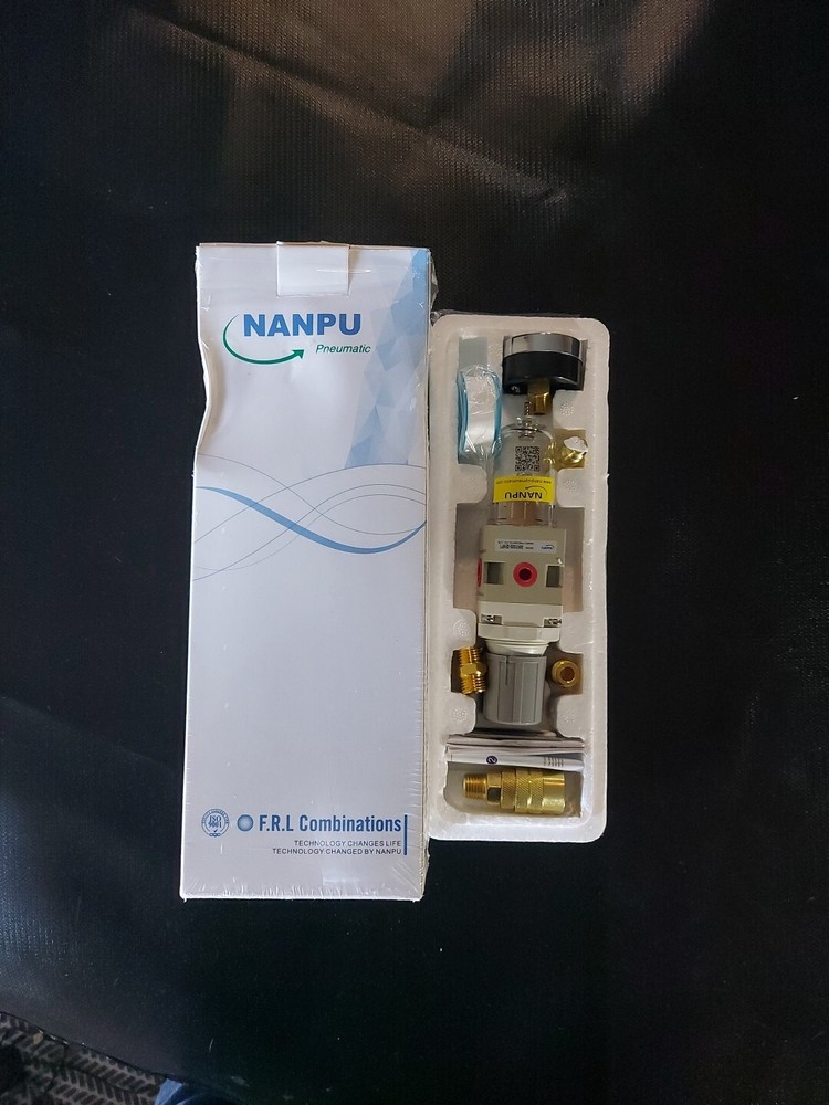 NANPU AW2000-02 1/4" NPT Compressed Air Filter Regulator (