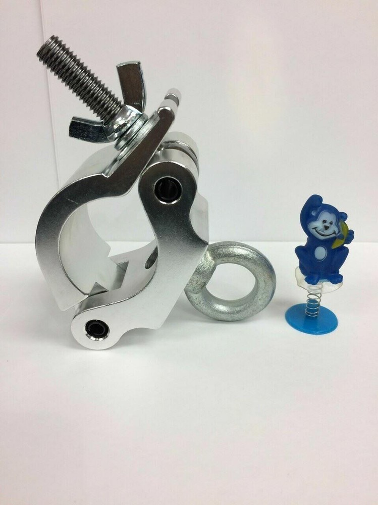 Truss Half Coupler with Captive Eye Bolt Silver, 2"/48-51 mm diameter