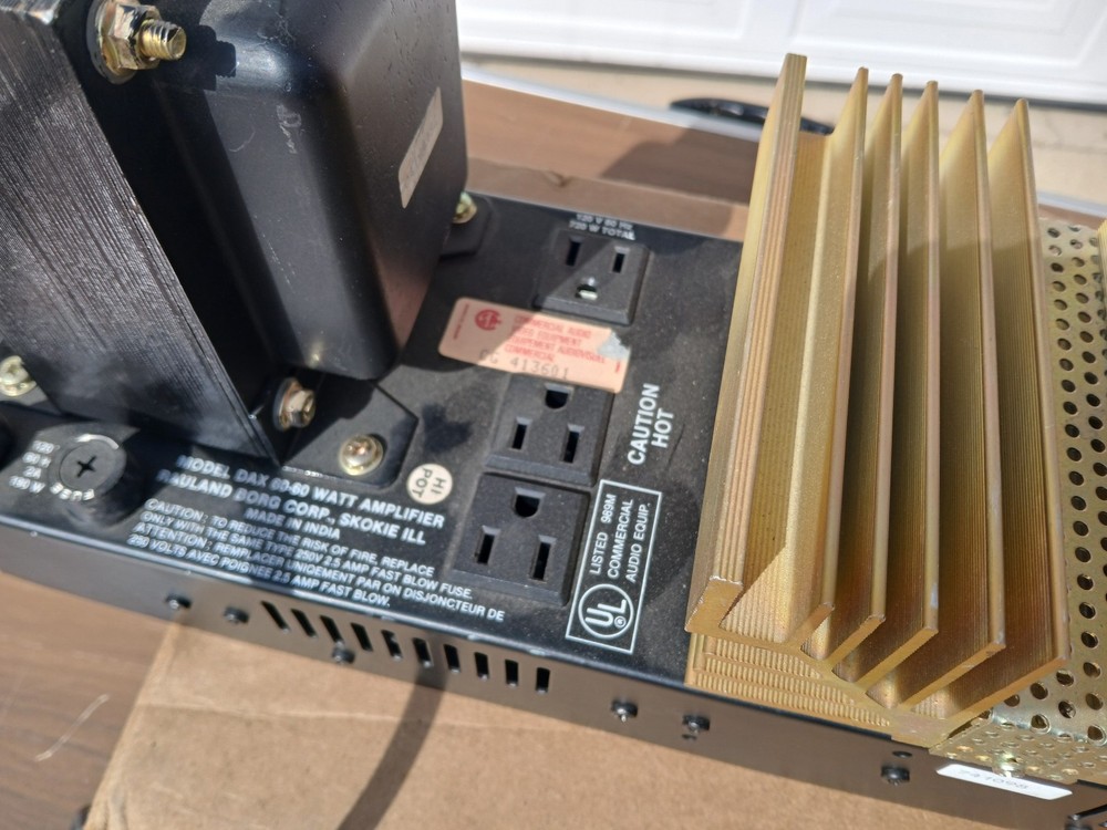 Rauland Borg DAX 60-60 Amplifier - Used