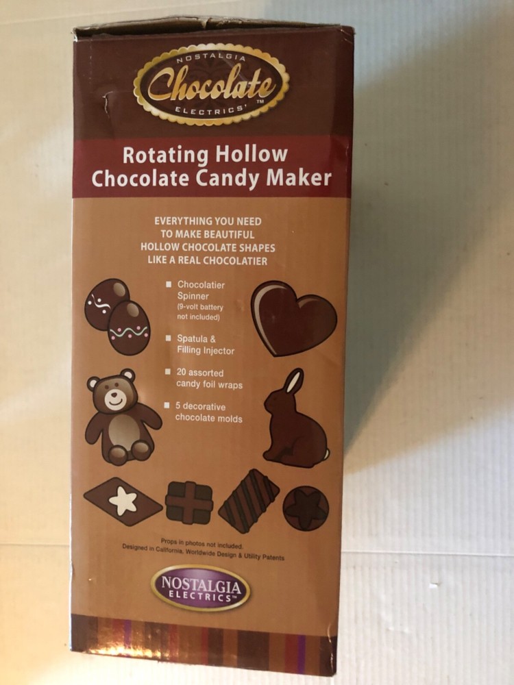 NOSTALGIA ROTATING HOLLOW CHOCOLATE MAKER