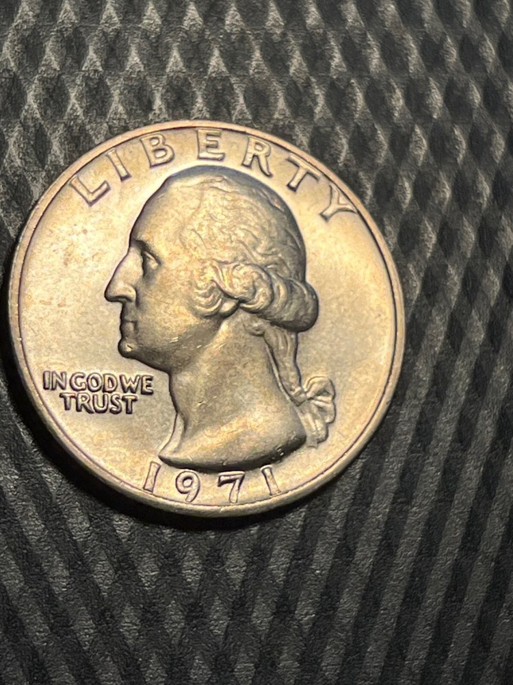 1971 Washington Quarter Gem BU Uncirculated MS Sharp Strike