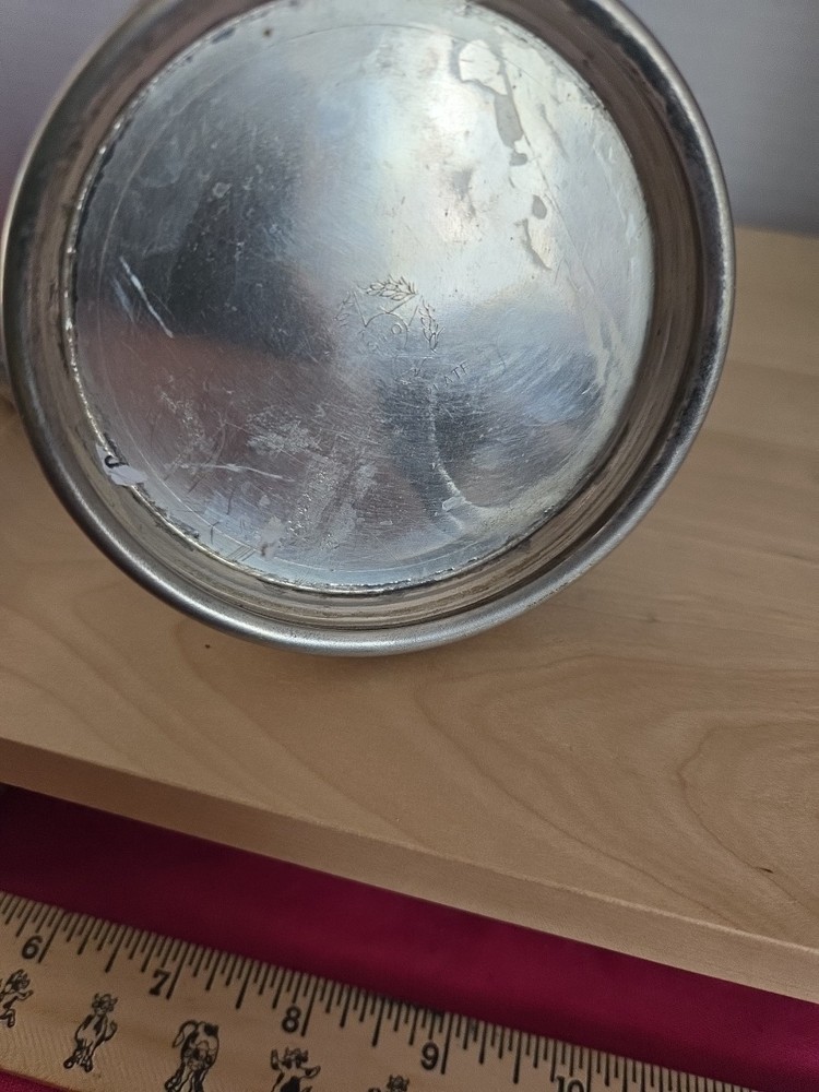 Vtg Silver Plated Sugar Bowl Great Condition Marked On Bottom