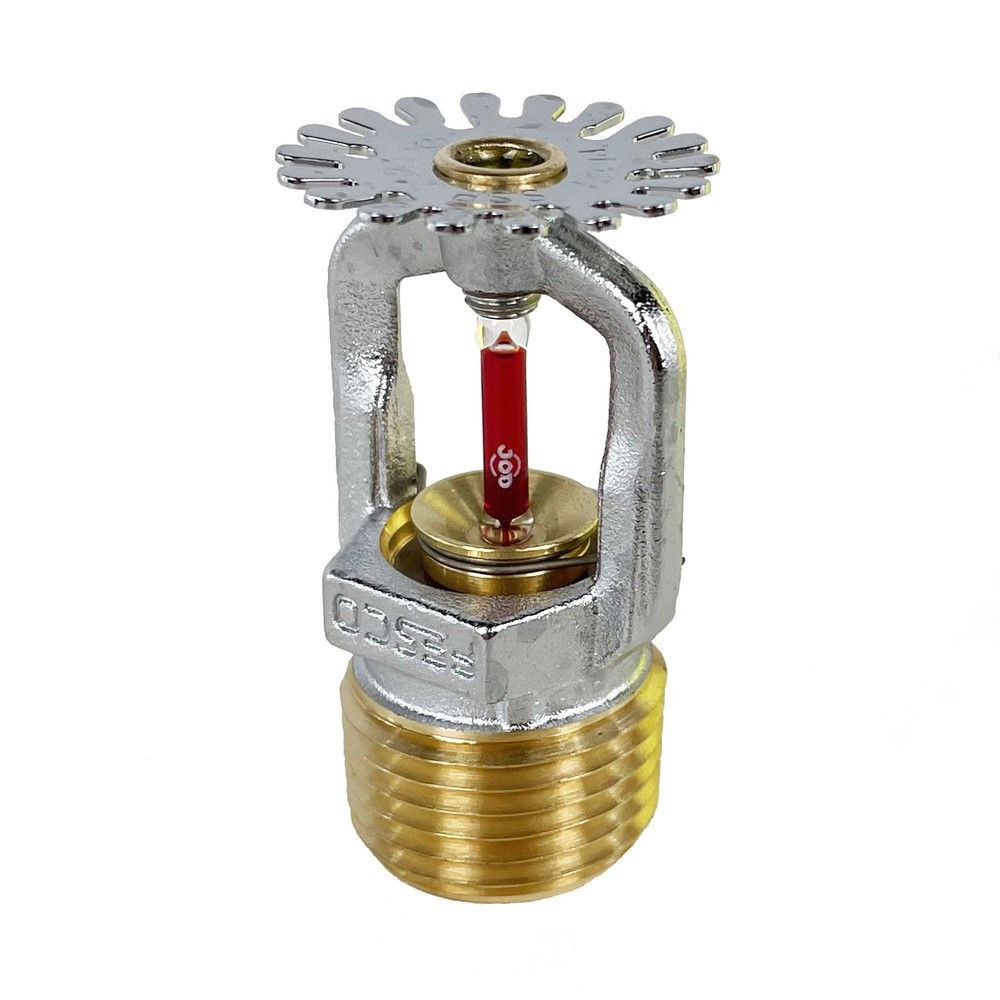 1/2" PENDENT SPRINKLER, Quick Reaction, Chrome (Date Code: 2023), UL/FM Listed