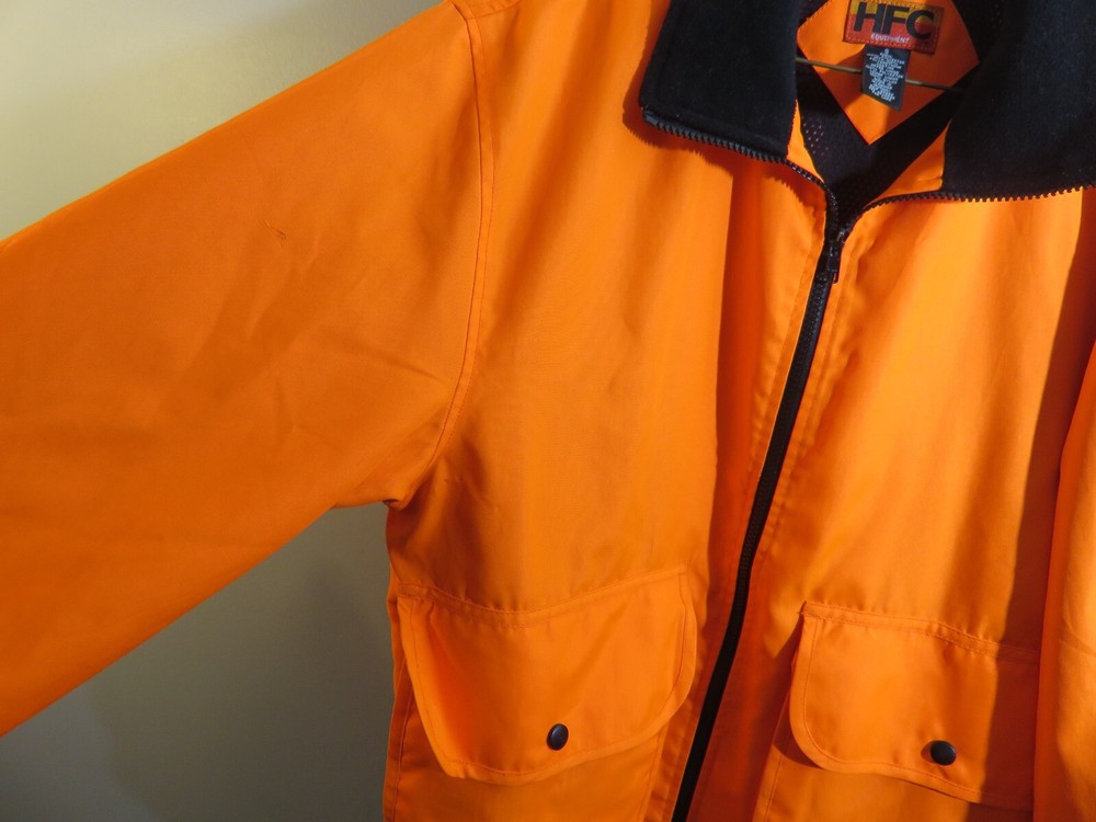 HFC Equipment Blaze Orange Hunting Jacket. Size S